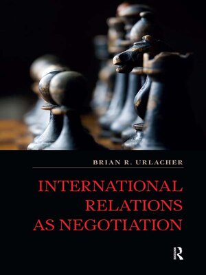 cover image of International Relations as Negotiation